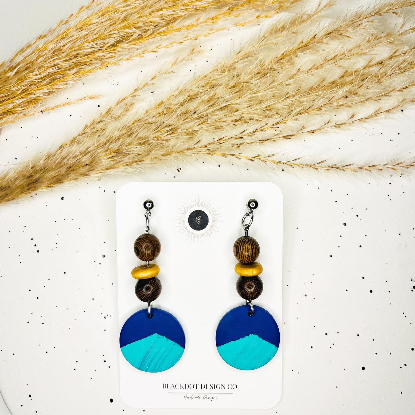 Turquoise and Blue Dangles