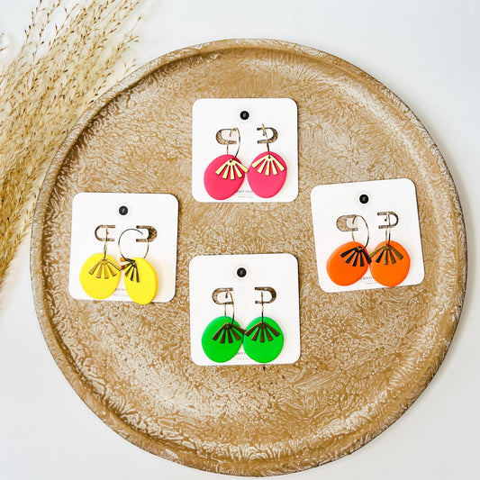 Bright Color Earrings